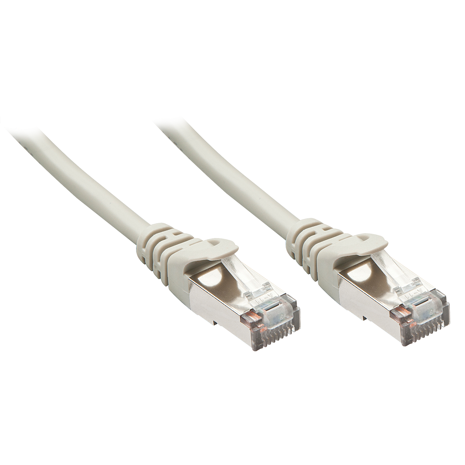 Lindy - Patch-Kabel - RJ-45 (M) bis RJ-45 (M) - 5,0m - Foiled Unshielded Twisted Pair (F/UTP) - CAT 5e - ohne Haken - Grau (Packung mit 50) (48339) von Lindy