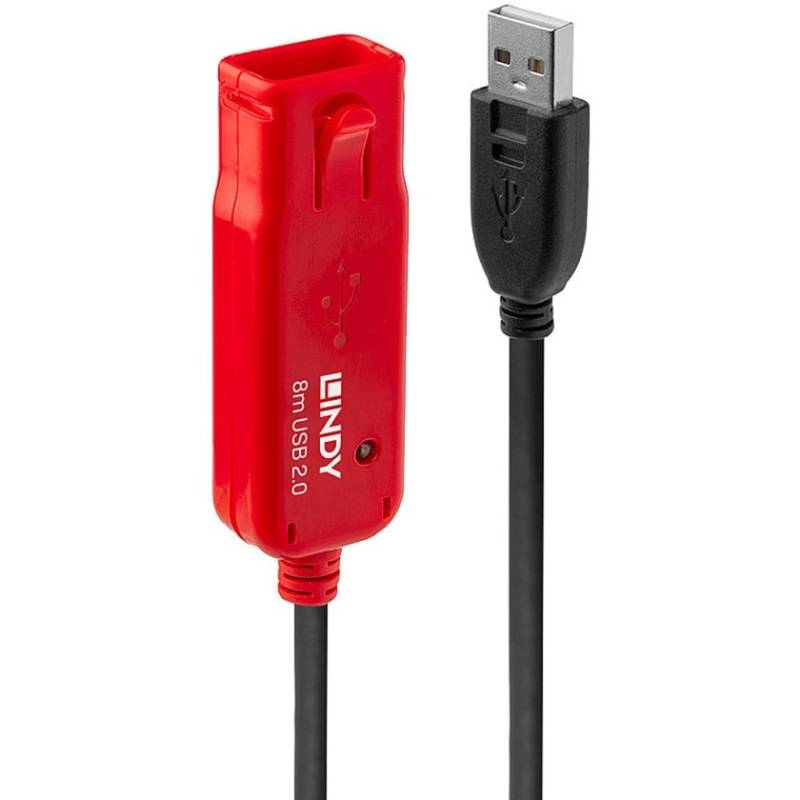 USB 2.0 Aktivverlängerungskabel Pro, USB-A Stecker > USB-A Buchse von Lindy