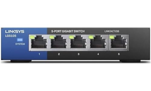 Linksys Port-SMB-Desktop Nicht verwalteter Netzwerkschalter 5 Port von Linksys