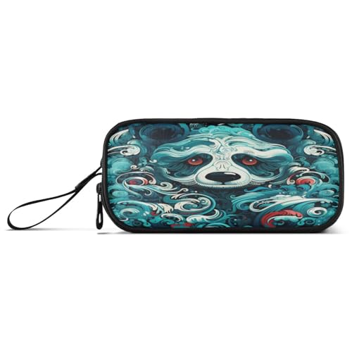 Linnyio Ausgefallener Aquarellpanda Federmäppchen,Federmäppchen,Federtasche,für Schüler Mädchen Jungen von Linnyio