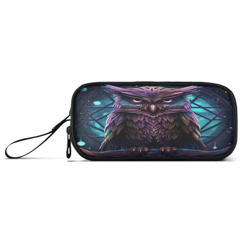 Linnyio Blau Lila Eule Federmäppchen,Federmäppchen,Federtasche,für Schüler Mädchen Jungen Linnyio Blau Lila Eule Federmäppchen,Federmäppchen,Federtasche,für Schüler Mädchen Jungen von Linnyio