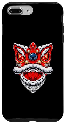 Hülle für iPhone 7 Plus/8 Plus Lion Dance Head - Frohes chinesisches Neujahr - Green Snake Year von Lion Dance Head - Happy Chinese New Year 2025