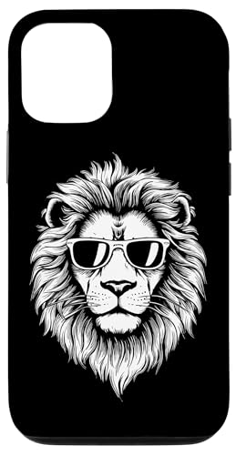 Hülle für iPhone 13 Pro Löwe Sungalsses Löwen Tiere Cool Afrika von Lion Lions Funny Lion Lover