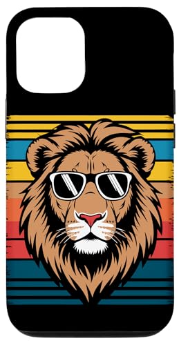 Hülle für iPhone 14 Löwe Retro Löwen Tier von Lion Lions Funny Lion Lover