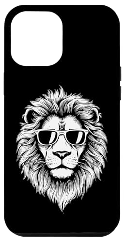 Hülle für iPhone 14 Plus Löwe Sungalsses Löwen Tiere Cool Afrika von Lion Lions Funny Lion Lover