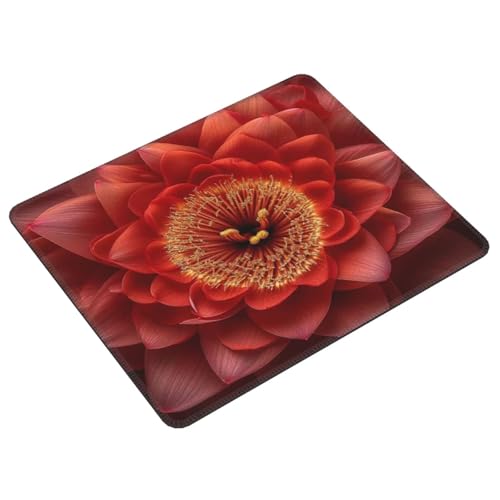 Mauspad Blumen Rot Gaming Mauspad, Gaming Mousepad mit Wasserdicht und Rutschfester Gummi für PC-Büro, Arbeit, Gaming, Studium, Laptop, Festival Geschenk, Dekor Schreibtischunterlage 420x350cm E-590 von Lionhai