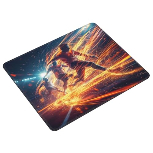 Mauspad Sportler, Multifunktionales Schreibtischunterlage, Genähten Kanten Tisch-Schutz Unterlage, rutschfeste Mousepad für Gaming und Büro, Verbessert Präzision Geschwindigkeit 300x250cm E-120 von Lionhai