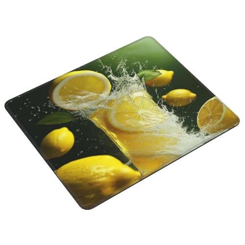 Mauspad Zitronen Gaming Mauspad, Gaming Mousepad mit Wasserdicht und Rutschfester Gummi für PC-Büro, Arbeit, Gaming, Studium, Laptop, Festival Geschenk, Dekor Schreibtischunterlage 320x260cm E-426 von Lionhai