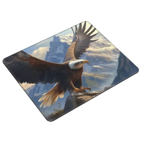 Mauspad die Eagle Mountains, Multifunktionales Schreibtischunterlage, Genähten Kanten Tisch-Schutz Unterlage, rutschfeste Mousepad für Gaming Büro,Verbessert Präzision Geschwindigkeit 340x280cm E-129 von Lionhai