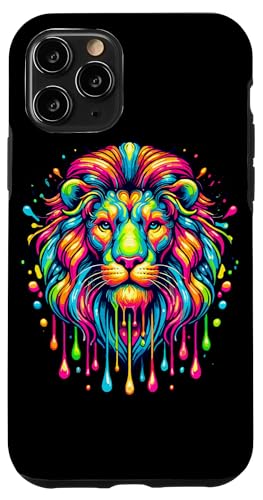 Hülle für iPhone 11 Pro Farbenfrohe Pop Art Lion Lions von Lions Lion Lover Gifts