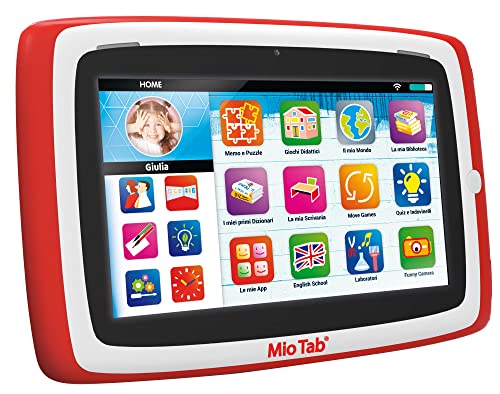 Liscianigiochi LISCIANI-Mio Tab 7 Zoll Smart Kid 2022, Kinder 6-12 Jahre, Speicher 16 GB, Autonom, sensorische Fähigkeiten, Hand-Auge-Koordination, Mehrfarbig, 97012 von Liscianigiochi