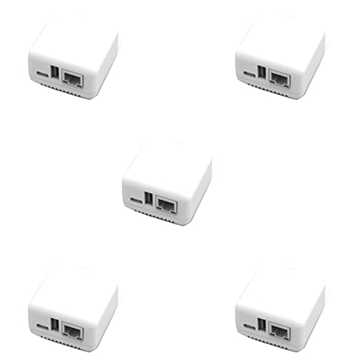 Lisher 5 x Mini-Netzwerkserver USB 2.0 NP330 (Netzwerkversion) von Lisher