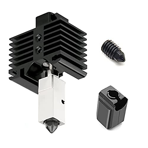 Lisher Hochtemperatur-Hotend Heater Block Chrom Zirkonia Kupfer vernickelt Version für 3D-Drucker P1P von Lisher