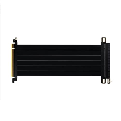 Lisher PCI-E 3.0 16 x 180 Grad, Verlängerungskabel für Grafikkarten, PCI-E, Netzwerkkarte, volle Geschwindigkeit und Stabilität, 20 cm, einfache Installation, einfach zu bedienen von Lisher