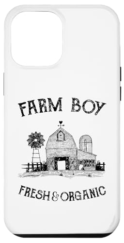 Hülle für iPhone 13 Pro Max Farm Boy T-Shirt – Frische und biologische Produkte von Little White Bear
