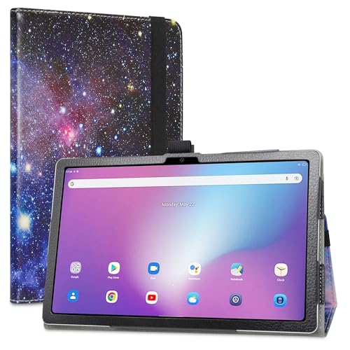 LiuShan Hülle für Blackview Tab 11 WiFi,Hülle für OSCAL Pad15， Folding PU Leder Tasche Hülle Case mit Ständer für Blackview Tab 11 WiFi/OSCAL Pad15 (2023) Tablet 10.36 Zoll,Galaxy von LiuShan