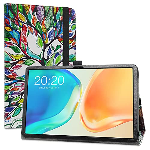 LiuShan Hülle für TECLAST P30S,Folding PU Leder Tasche Hülle Case mit Ständer für TECLAST M40 Plus/TECLAST P20S /TECLAST P30S /TECLAST P40HD 10 Zoll Tablet,Love Tree von LiuShan