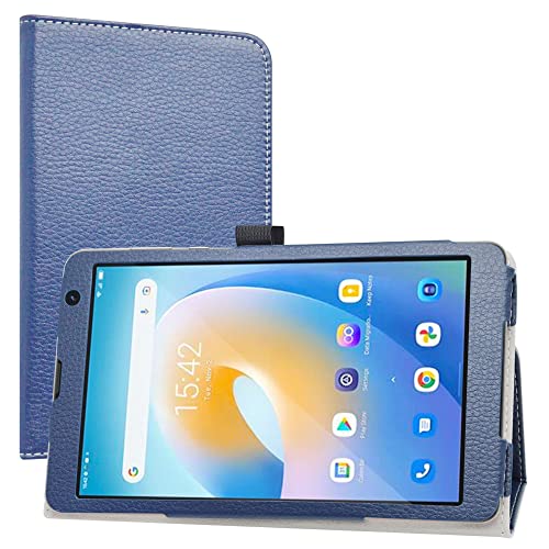 LiuShan Kompatibel mit Blackview Tab 6 hülle,Folding PU Leder Tasche Hülle Case mit Ständer für 8" Blackview Tab 6 Tablet(Nicht für andere Modelle),Blau von LiuShan