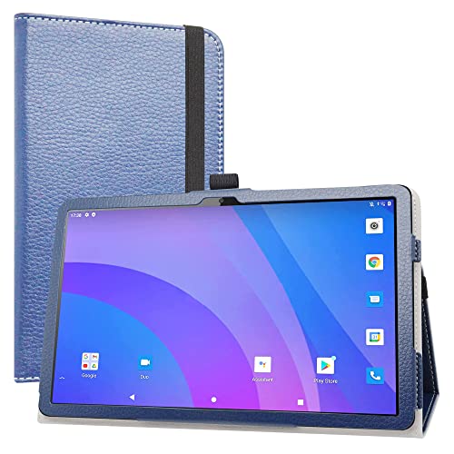 LiuShan Kompatibel mit Lenovo Tab M10 3rd Gen hülle,Folding PU Leder Tasche Hülle Case mit Ständer für Lenovo Tab M10 3rd Gen (TB-328FU/ TB-328XU) 10,1 Zoll(Nicht für andere Modelle),Blau von LiuShan