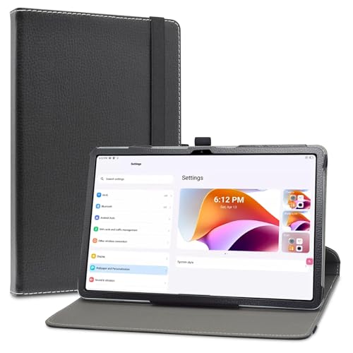 LiuShan Rotating hülle für Oscal Elite 1, 360°rotierenden Drehbares Standfunktion hülle für Oscal Elite 1 / Honor Pad 9 Pro Tablet 12.1 Zoll, Schwarz von LiuShan