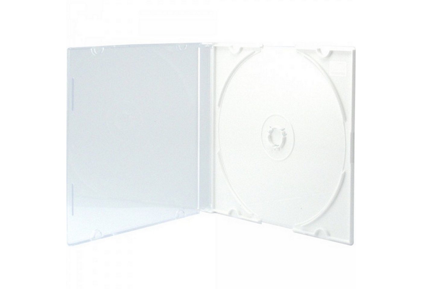 Livepac Office CD-Hülle 10 Xlayer DVD CD Hüllen Single slimcase professional weiß von Livepac Office