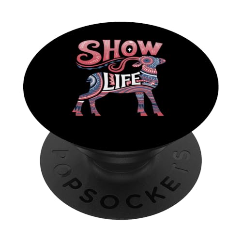 Lamm Show Lamm Viehzucht Show Lammshow PopSockets Klebender PopGrip von Livestock Show Gifts | Lamb Show Gifts