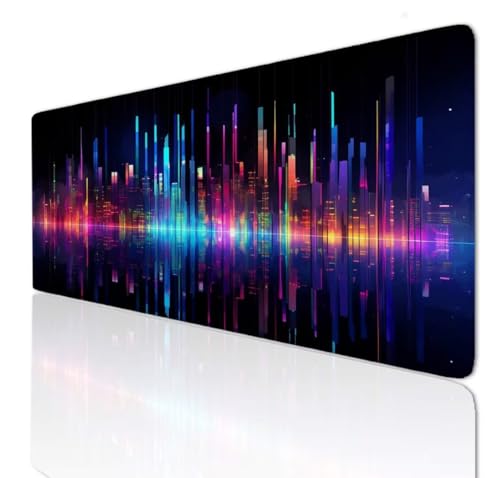 Gaming Mauspad XXL Groß Mousepad 1400x800x4mm, Schreibtischunterlage Luxury Mouse Pad Desk Mat with Anti-Rutsch Basis, Mauspads Tischunterlage Large Size Verbessert Präzision und Geschwindigkeit 3-528 von Ljpsse