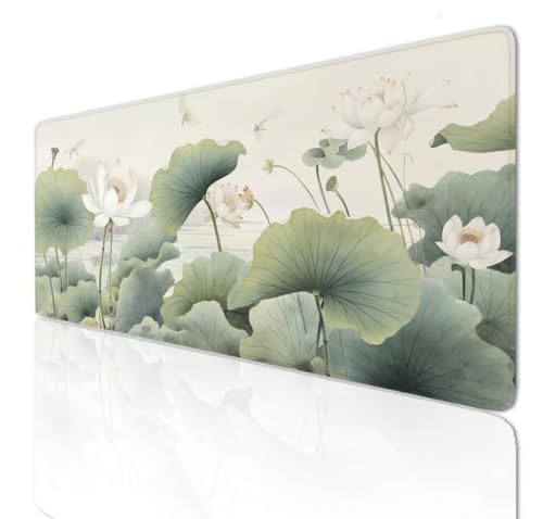 Gaming Mauspad XXL Groß Mousepad 1600x800x4mm Schreibtischunterlage Flowers Mouse Pad Desk Mat with Anti-Rutsch Basis, Mauspads Tischunterlage Large Size Verbessert Präzision und Geschwindigkeit 3-311 von Ljpsse