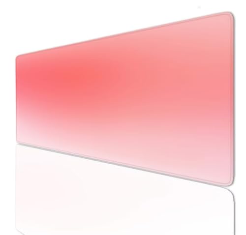 Gaming Mauspad XXL Groß Mousepad 900x500x4mm, Schreibtischunterlage Pink Mouse Pad Desk Mat with Anti-Rutsch Basis, Mauspads Tischunterlage Large Size Verbessert Präzision und Geschwindigkeit 3-678 von Ljpsse