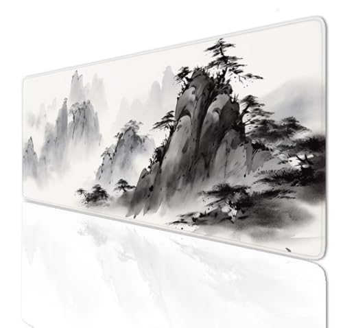 Gaming Mauspad XXL Groß Mousepad 900x500x4mm, Schreibtischunterlage Tree Mouse Pad Desk Mat with Anti-Rutsch Basis, Mauspads Tischunterlage Large Size Verbessert Präzision und Geschwindigkeit 3-884 von Ljpsse