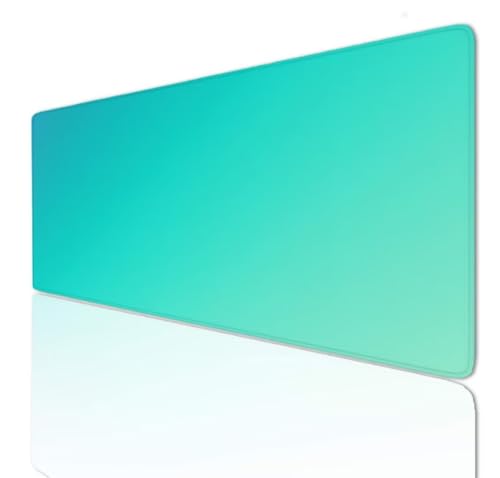 Green Mauspad 140x80x0.4cm Mousepad XXL Gaming Groß Schreibtischunterlage Rutschfeste, Mouse Pad Schreibtisch Unterlage with Vernähte Kanten, Maus Tastatur Matte, Verlängertes Großes Mauspad 3-431 von Ljpsse