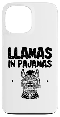 Hülle für iPhone 13 Pro Max Lamas In Pyjamas Lama Animal Lover von Llama Alpaca Lover Gifts