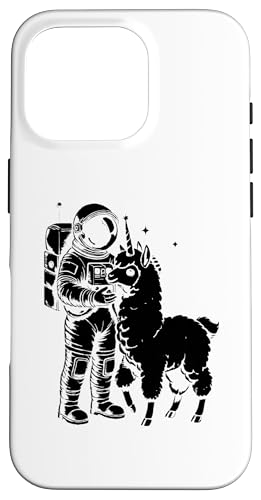 Hülle für iPhone 16 Pro Lama und Astronaut Lamas Tierliebhaber von Llama Alpaca Lover Gifts