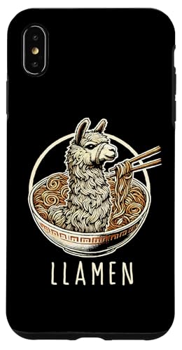 Hülle für iPhone XS Max Lamen Lamas Tierliebhaber Lama Ramen Japanisches Essen von Llama Alpaca Lover Gifts