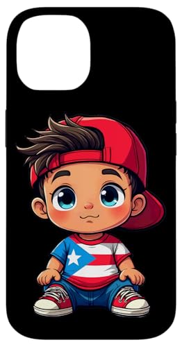 Hülle für iPhone 14 Puerto Rican Baby With Flag Shirt von Llego El Boricua