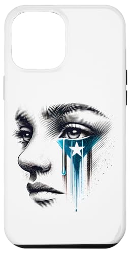 Hülle für iPhone 15 Pro Max Protest Puerto Rico Flagge Weinende Tränen Boricua Llorando von Llego El Boricua