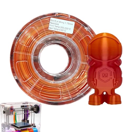 Lnhgh Filament 1,75 mm, Seidenfilament 1,75 | 1,75 mm glänzendes Filament,Spulenfilament, zweifarbiges 3D-Druckfilament, 3D-Drucker-Verbrauchsmaterialien für die meisten 3D-Drucker von Lnhgh