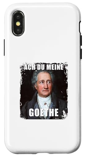 Hülle für iPhone X/XS Meine Goetheparty Lustiges Design. Spass and Good Laune von Lobro Design