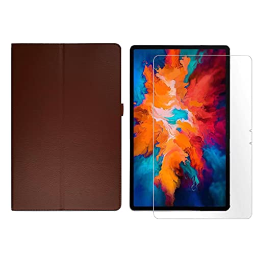 Lobwerk 2in1 Tablet Set für Lenovo Tab P11 Pro TB-XJ706F 11.5 Zoll mit Magnet Cover Auto Sleep/Wake Ruhemodus + Schutzfolie Hülle Smart Case Hartglas von Lobwerk