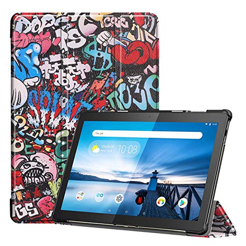 Lobwerk Case für Lenovo Tab M10 TB-X605F 10.1 Zoll Schutzhülle Tasche mit Standfunktion und Auto Sleep/Wake Funktion von Lobwerk