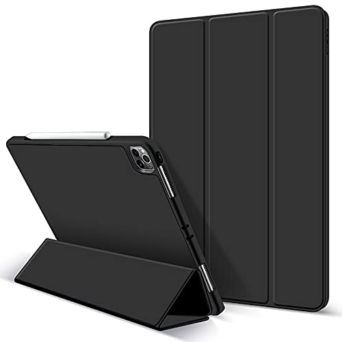 Lobwerk Smart Cover für Apple iPad Air 4 (4th Generation) Ipad Pro 11 2020 (4th Generation) 2020 Case Schutz Hülle Stand Etui Tasche Schwarz von Lobwerk