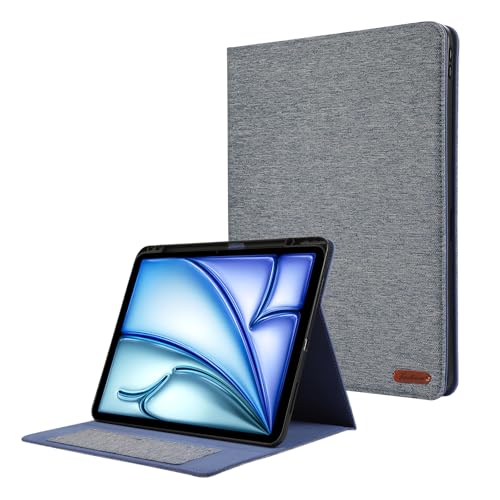 Lobwerk Tablet Hülle für Apple iPad Air 11 2024 M2 6. Generation Slim Case Etui mit Standfunktion und Auto Sleep/Wake Funktion von Lobwerk