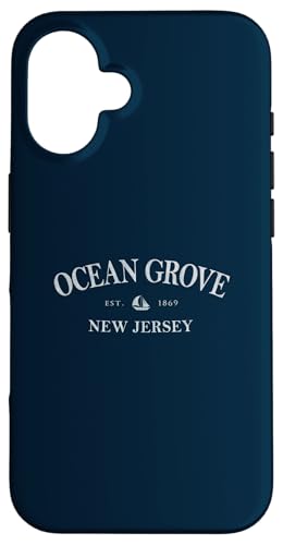 Ocean Grove New Jersey | Ocean Grove NJ Segelboot Hülle für iPhone 16 von Local New Jersey Apparel