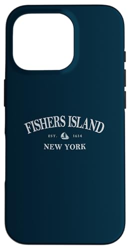 Fishers Island New York | Fishers Island NY Segelboot Hülle für iPhone 16 Pro von Local New York Apparel