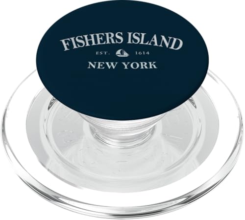 Fishers Island New York | Fishers Island NY Segelboot PopSockets PopGrip für MagSafe von Local New York Apparel