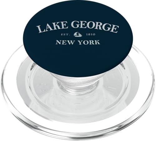 Lake George New York | Lake George NY Segelboot PopSockets PopGrip für MagSafe von Local New York Apparel