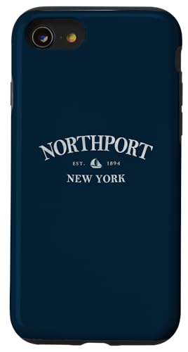 Northport New York | Northport NY Segelboot Hülle für iPhone SE (2020) / 7 / 8 von Local New York Apparel