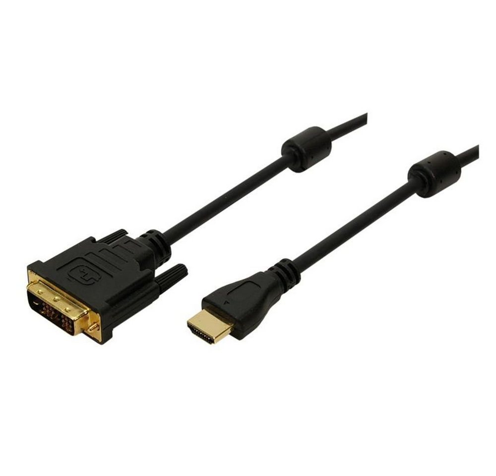 LogiLink Kabel HDMI auf DVI-D 2 m HDMI-Kabel von LogiLink