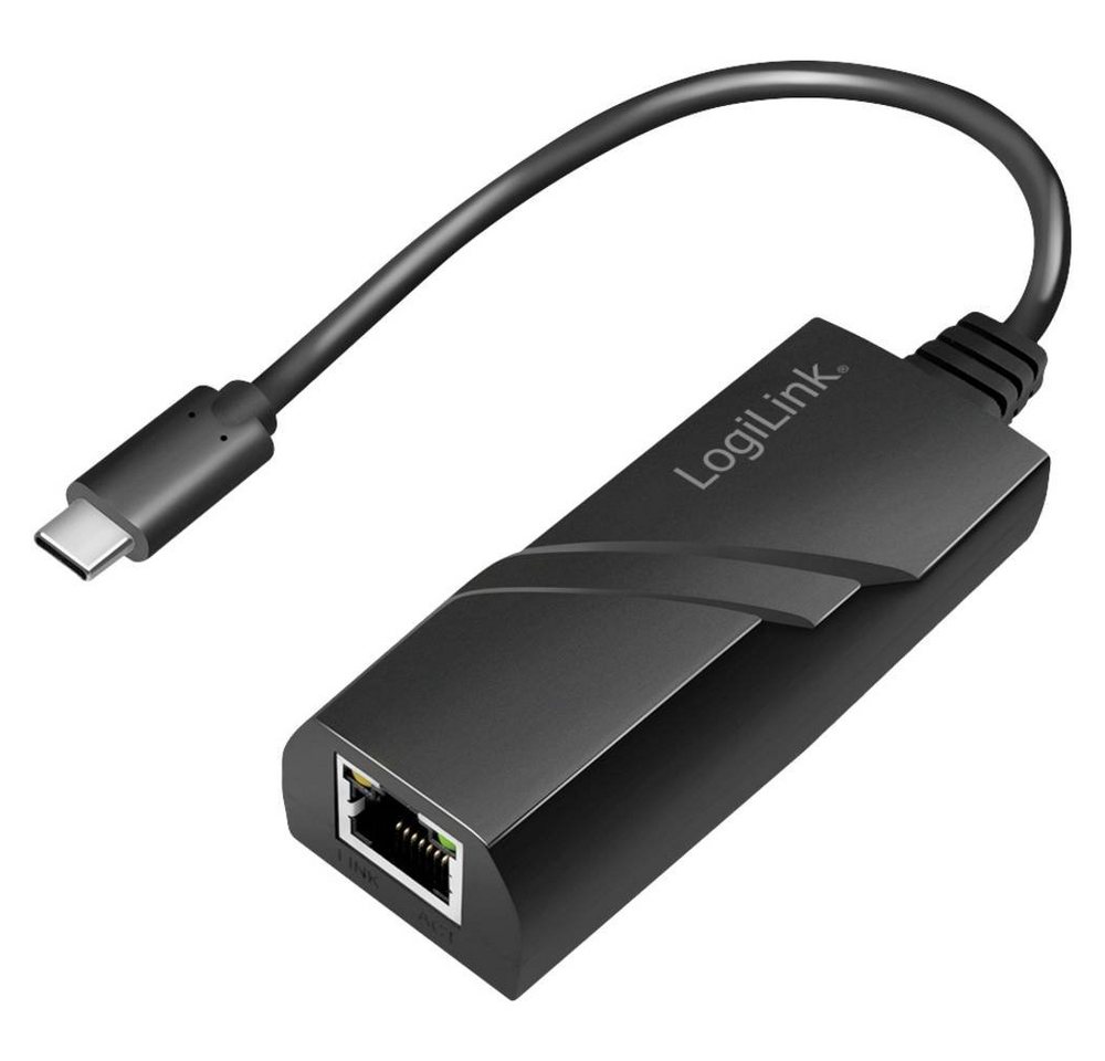 LogiLink USB 3.2 Gen 1, USB-C® auf Gigabit Adapter Netzwerk-Adapter von LogiLink