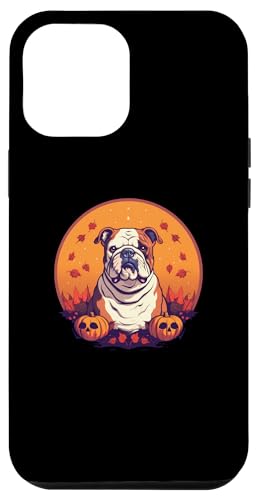 Hülle für iPhone 14 Pro Max Bulldogge Halloween, Love Dogs von Logiamerch Halloween